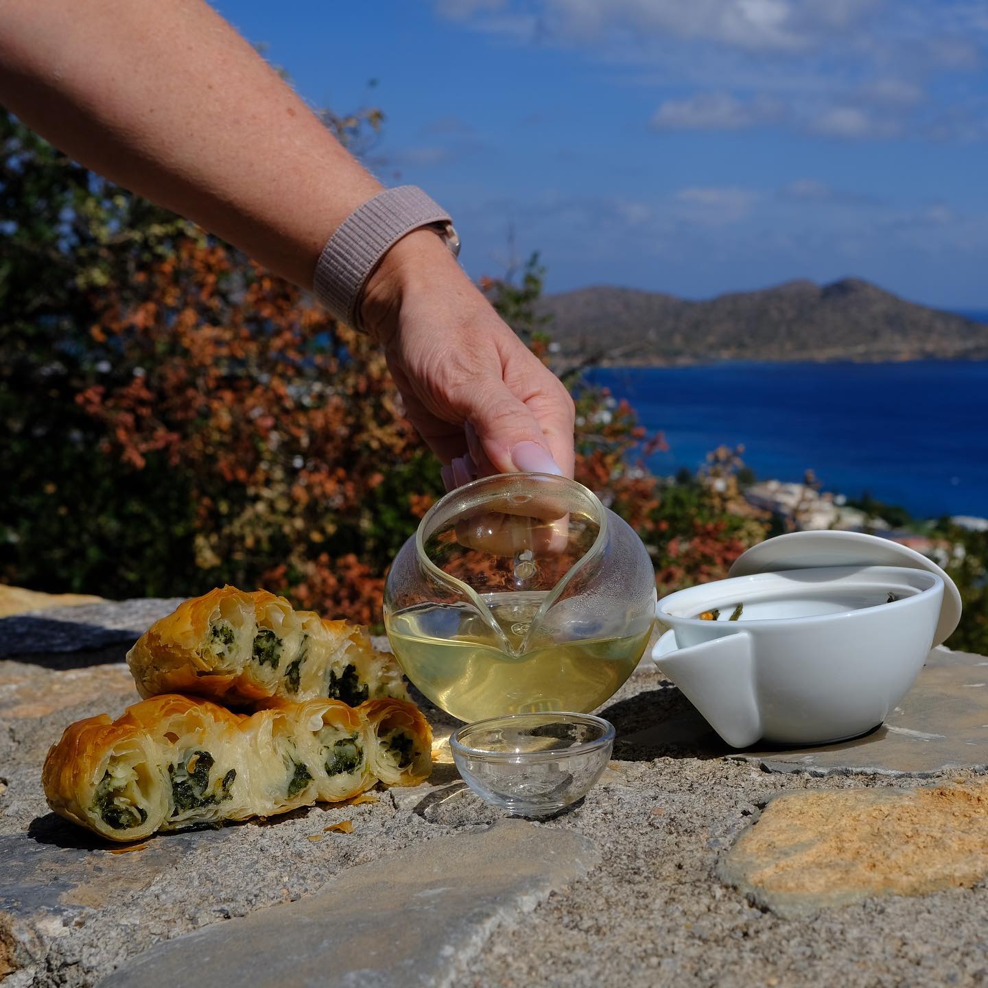 Spanakopita, a crisp, flaky pastry... - Tea & Food Pairing
