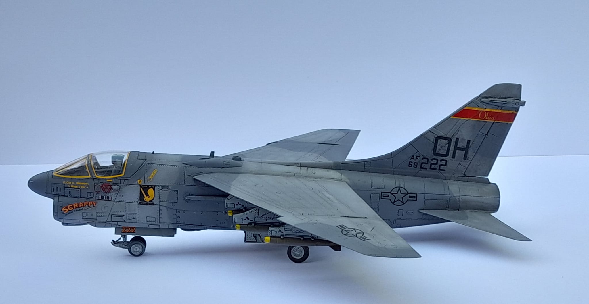 航空機・ヘリコプター A-7D Corsair II 1/72 Ohio ANG Ohio Air National Guard LTV A-7D Corsair II model kit