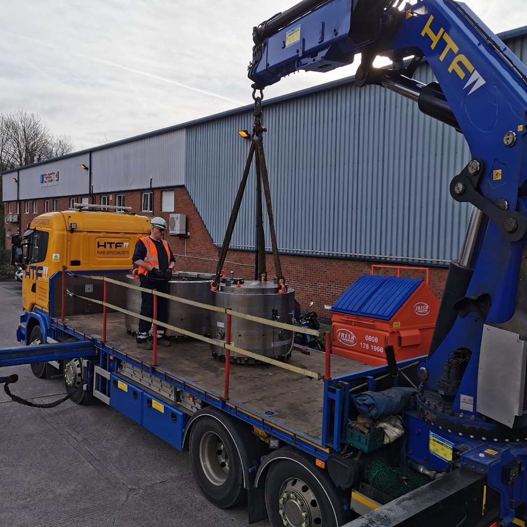 HTF Transport - Transporting press tools from Dukinfield...