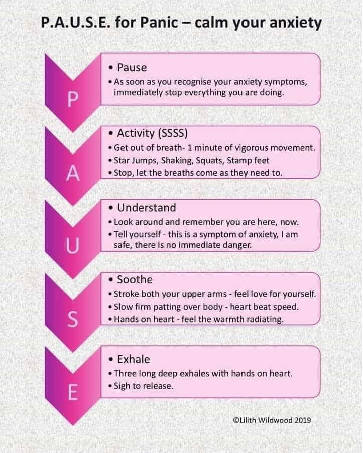PAUSE for panic is a great step... - Strong Minds Psychology