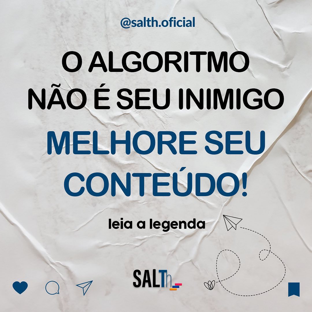 SALTh - O algoritmo não é vilão de ninguém! Pelo...