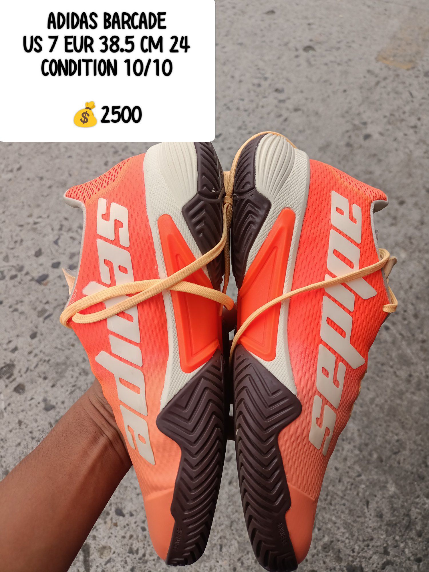 pa post po admin 💯💯💯💯 adidas barcade us 7 eur 38.5 cm 24