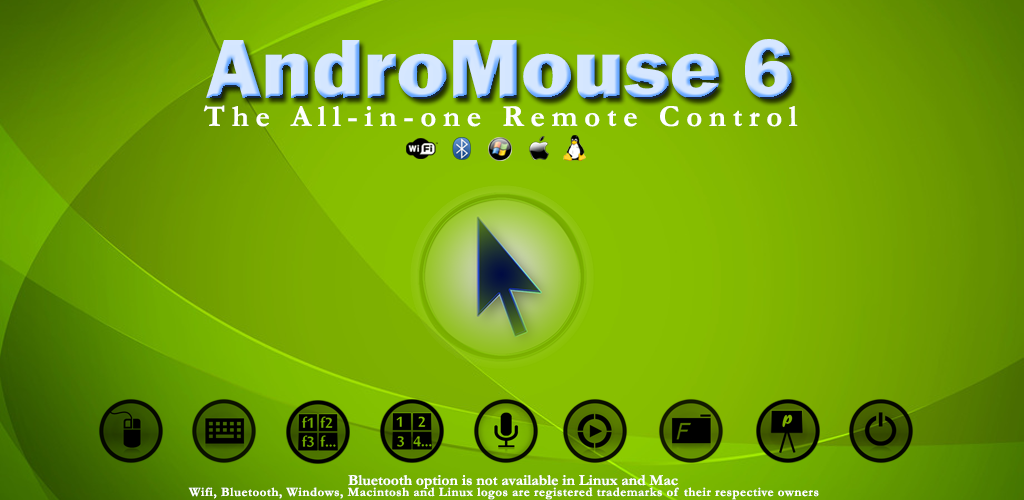 AndroMouse - wireless mouse and keyboard for your pc and mac