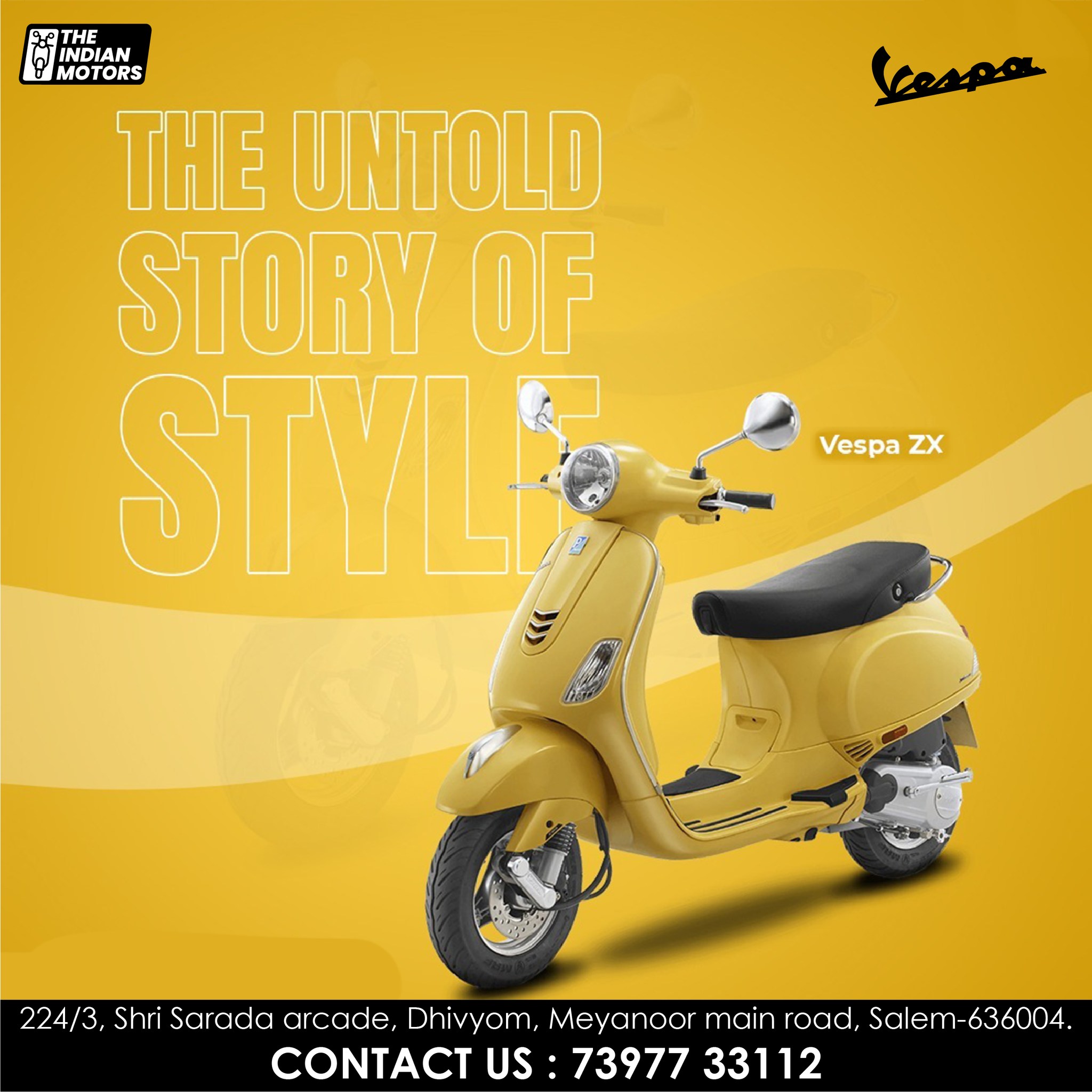 VESPA ZX,For the wander lust within you a descendent of the VXL