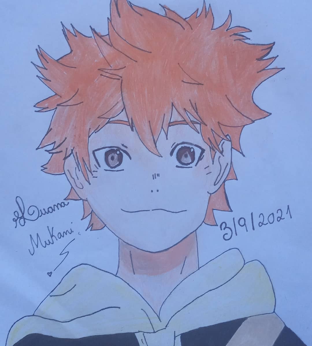 Mukani Draws - Draw do hinata #hinatahaikyuu #haikyuu...