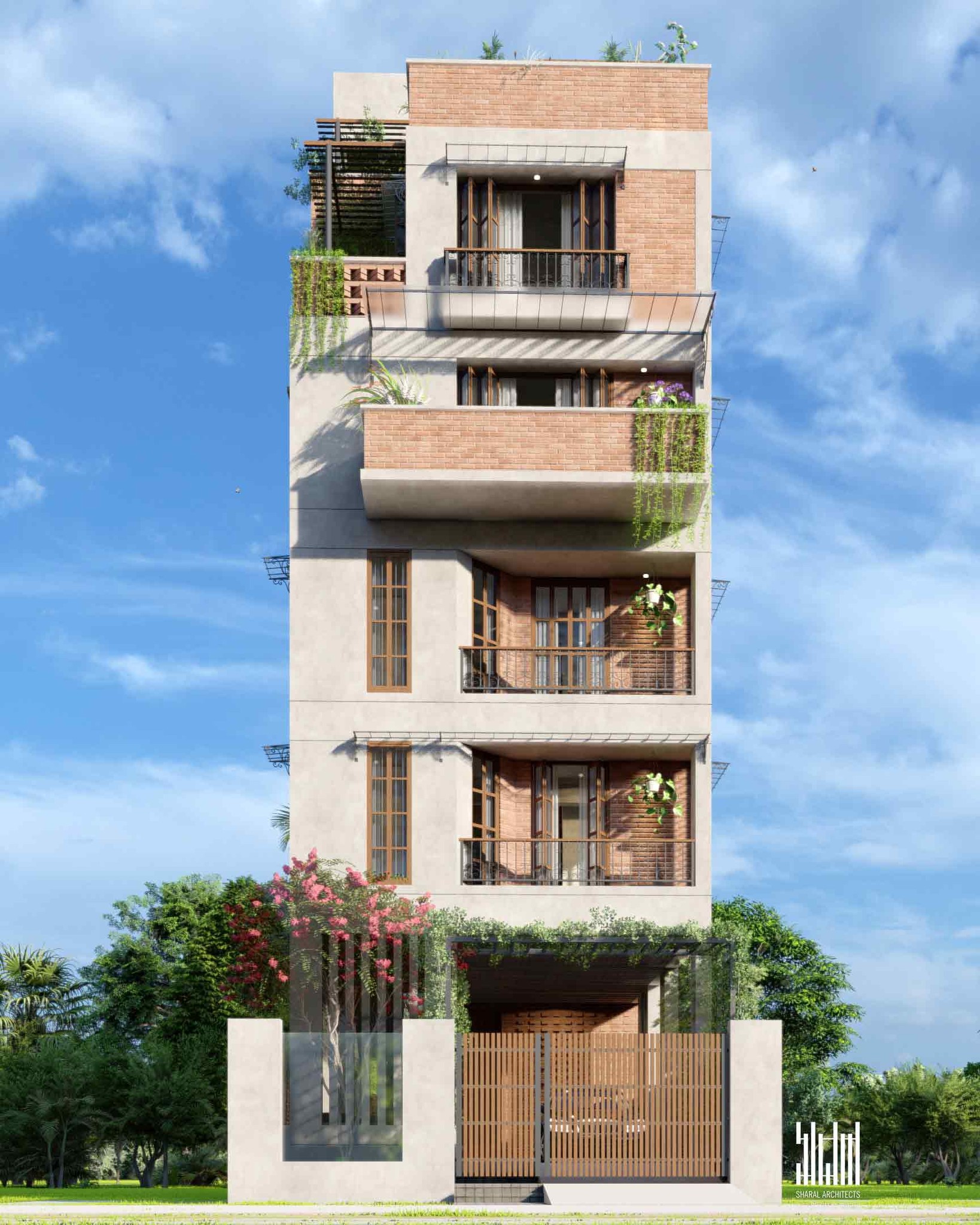 “অমরাবতী”, a five storied residential... - Sharal Architects