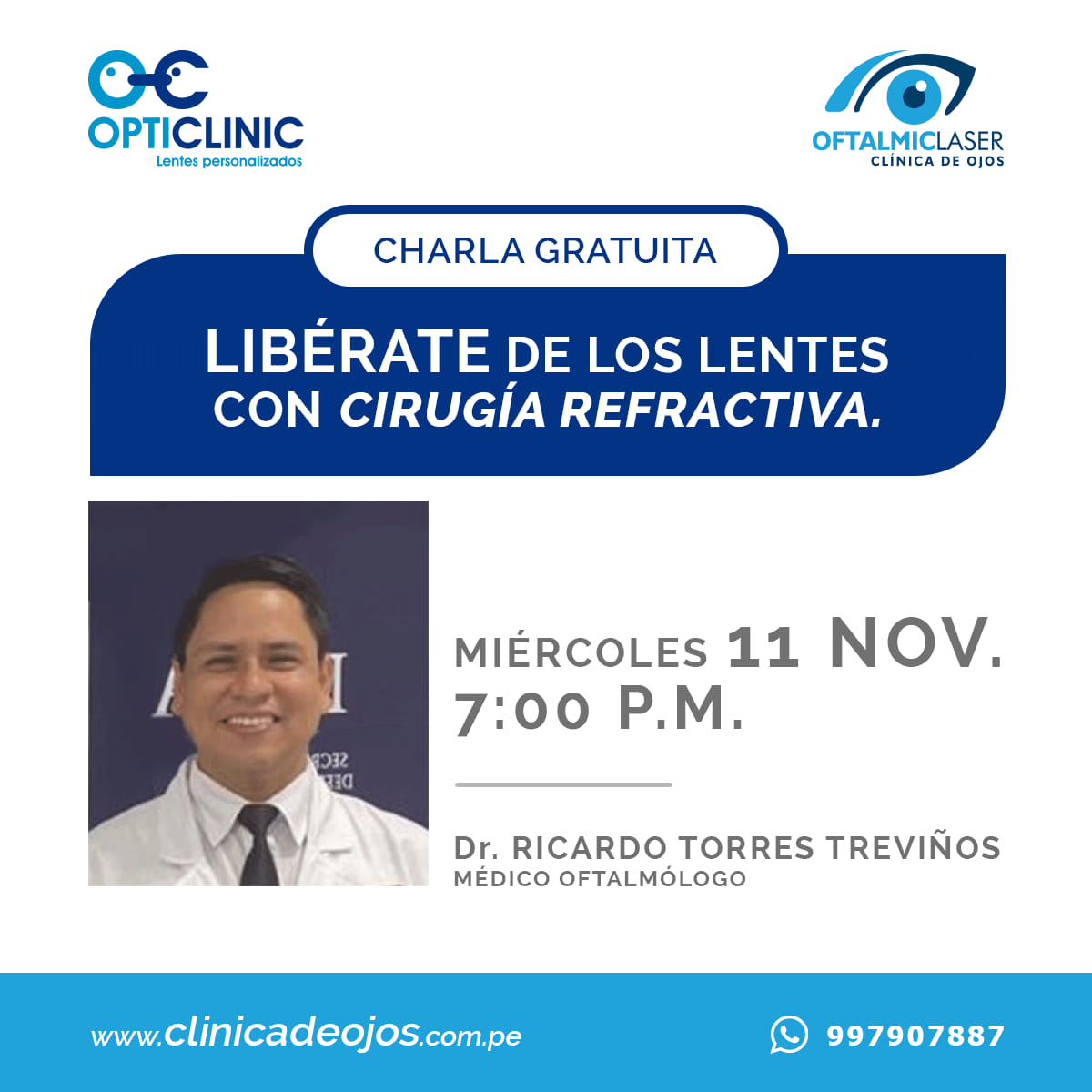 ¡Usar lentes no tiene... - Clínica de Ojos Oftalmic Laser