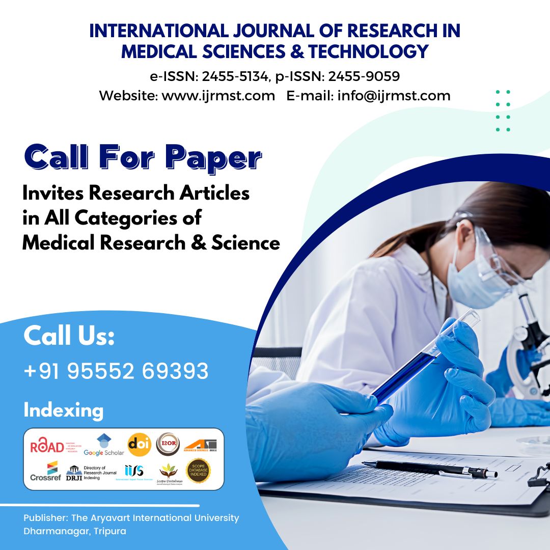 International Journal of Research in Medical Sciences & Technology ...