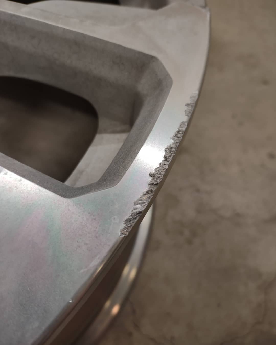 Some curb rash repair before... - Powderhouse Coatings LLC | Facebook