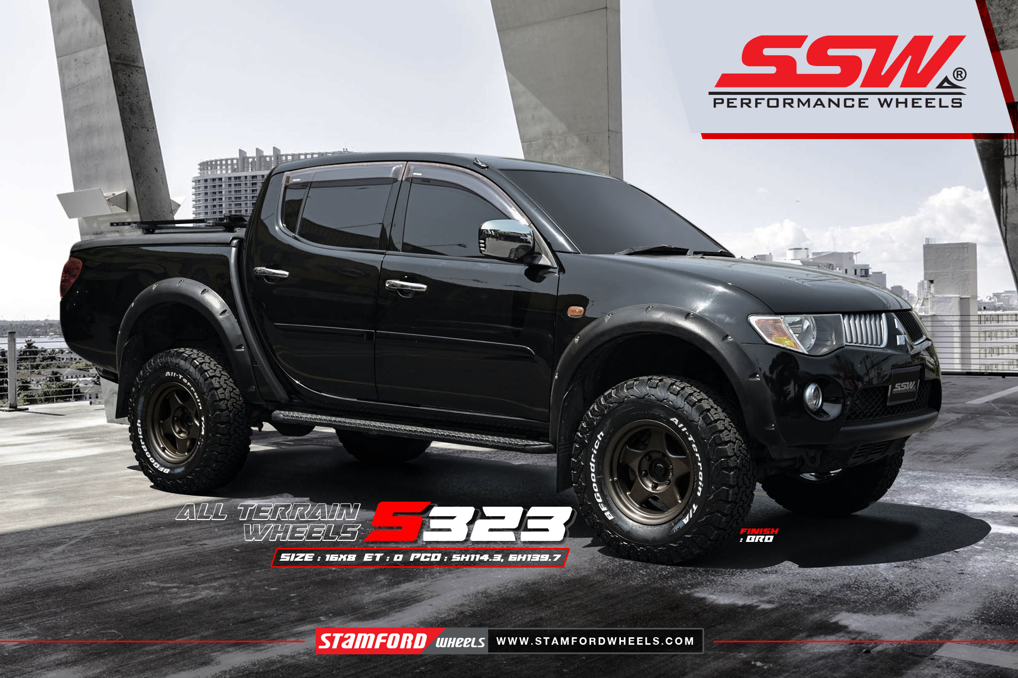 SSW S323 16x8 6x139.7 บรรทุกได้... - SSW Thailand ล้อแม็ก | Facebook