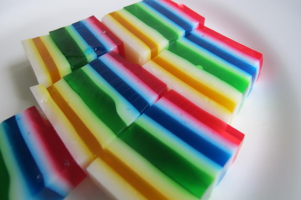 1001 Idea Masakan Makanan Agar Agar Pelangi Bahan A 2 Sudu Makan Serbuk Agar Agar 1200ml Air 200g Gula Pewarna Hijau Merah Biru Merah Kuning Bahan B 2