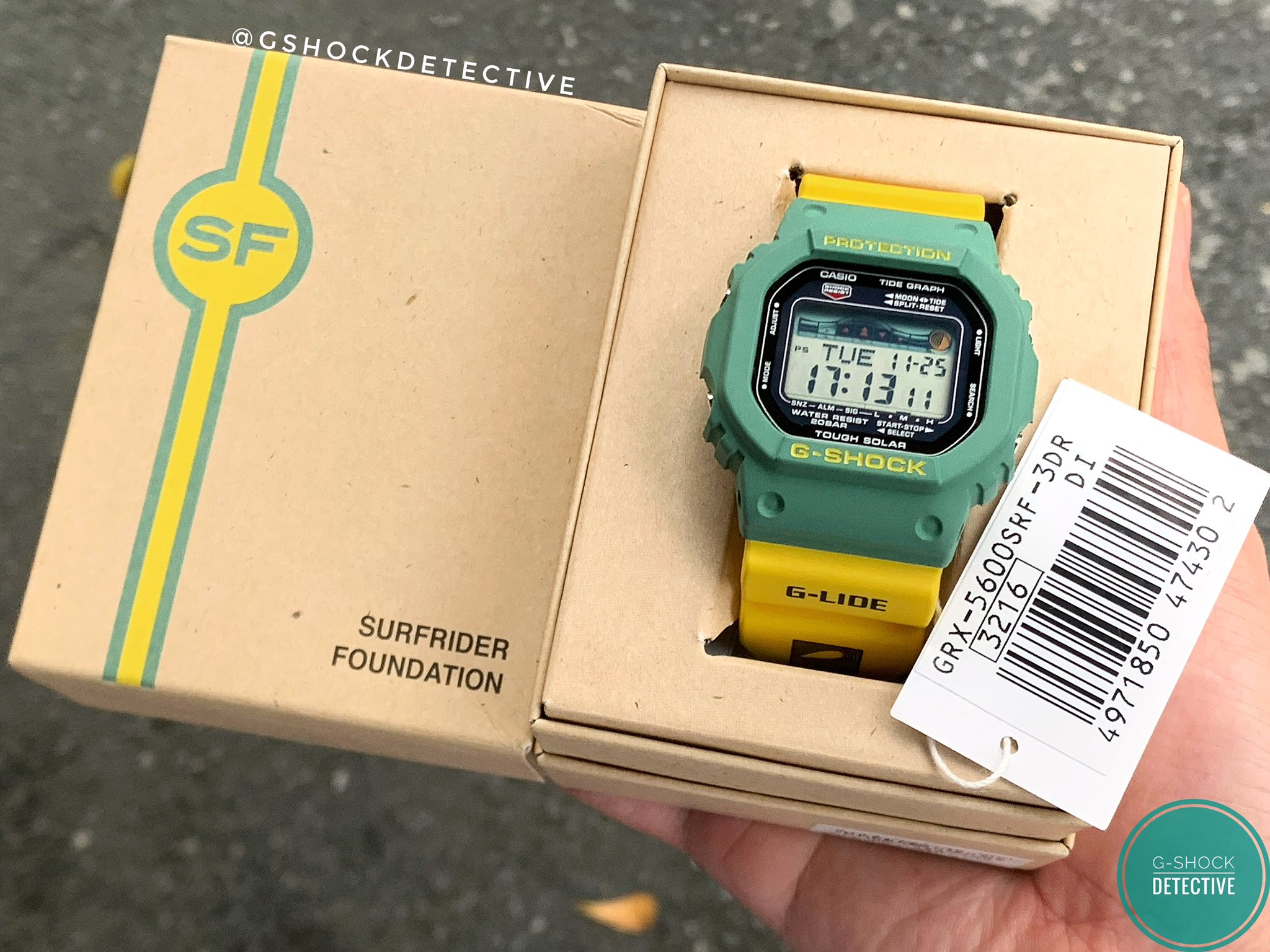 G-Shock GRX-5600SRF-3 Surfrider Foundation special edition watch 