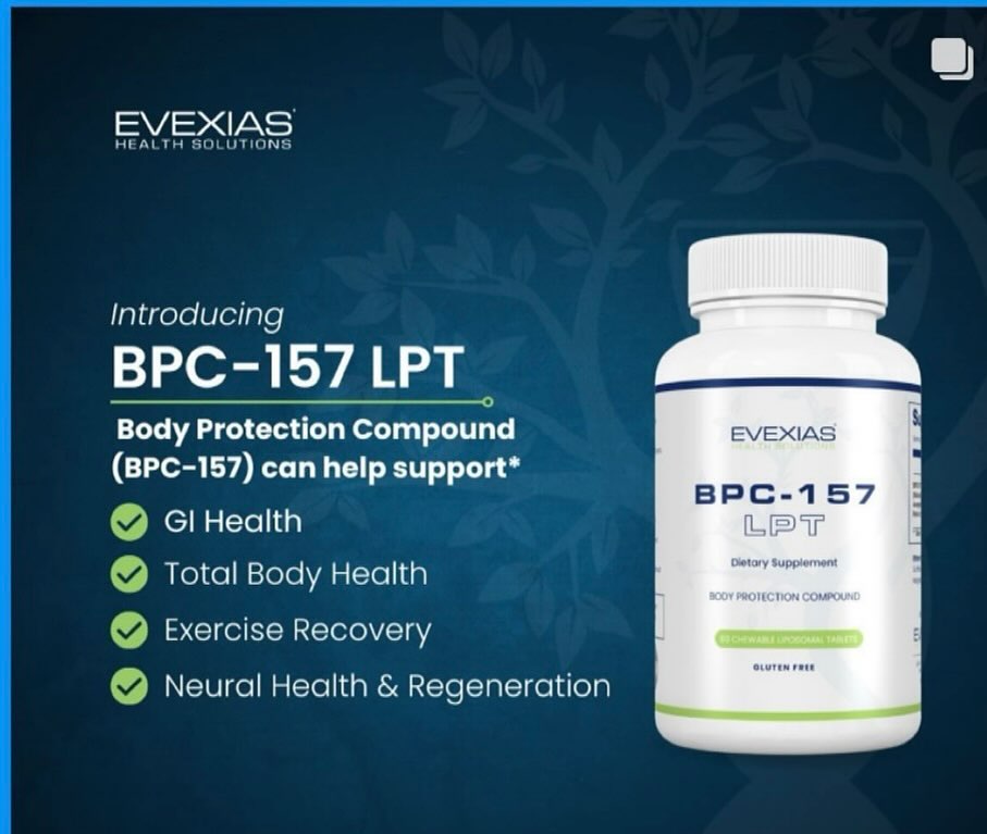 bpc 157 evexias Get your BPC-157 @southeastregionalmedspa ! This supplement is a game changer! Supports Gut health, helps reduce inflammation, aids in exercise recovery, & aids in neural health !! #evexias #sermedspa #dawnbfnp #bpc # bpc157 # VITAMIN B12 INJECTION 1000 Volume:10ml – 10 vial lab pack (Save 10%) Animal_Cattle