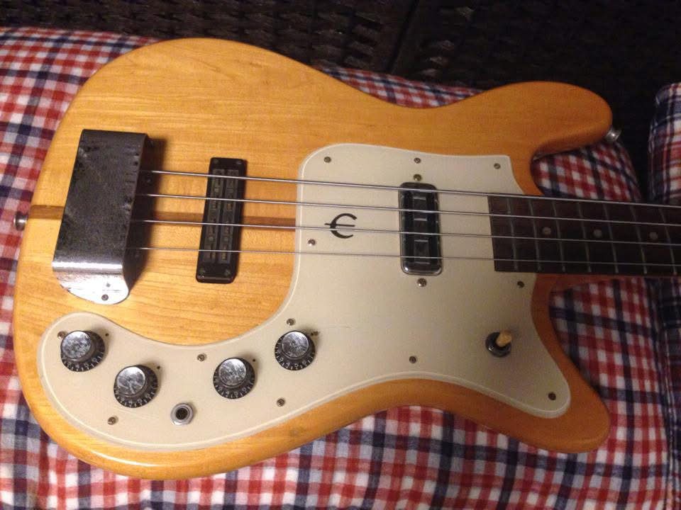Mid 70s Epiphone New Port bass. (Matsumoku)