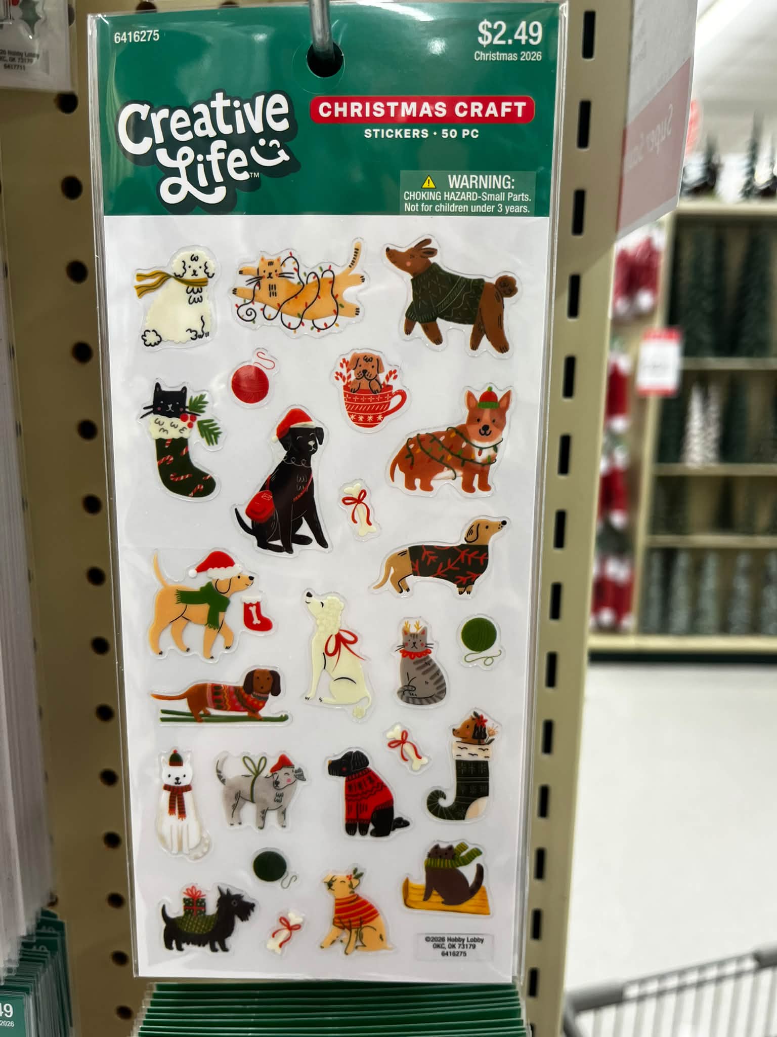 Saw these when out shopping today… 6416275 $2.49 Christmas 2026