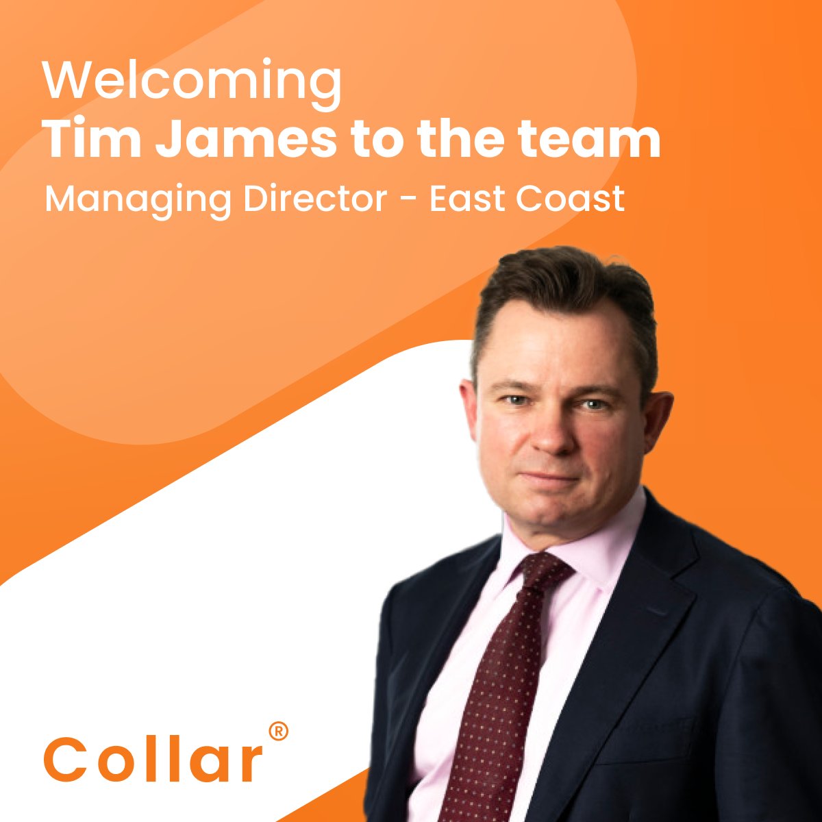 Welcoming Tim James as our... - Collar - Recruit a better way | Facebook