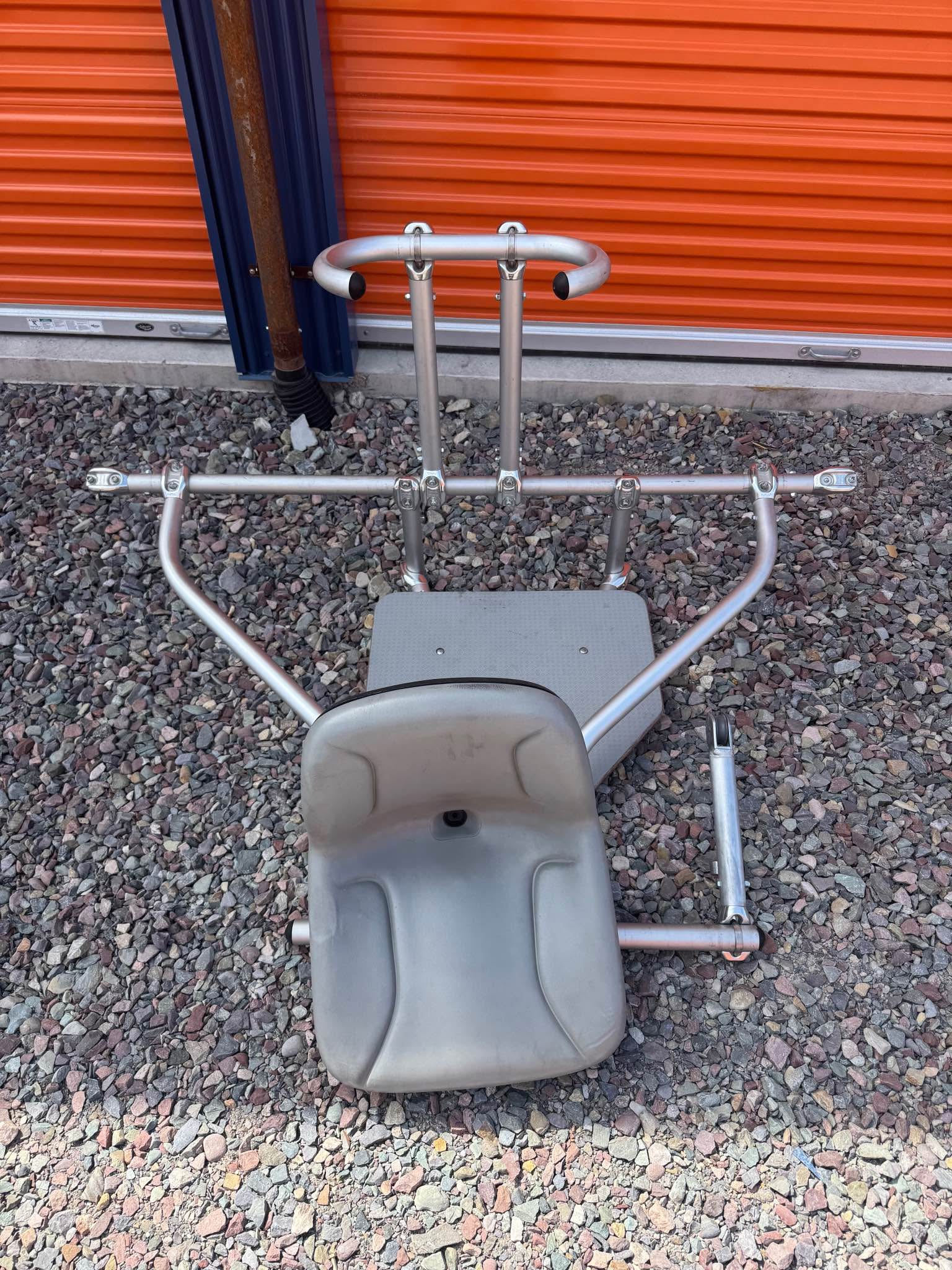 NRS HDPE rear casting platform (large) + thigh hook + frame stern seat ...