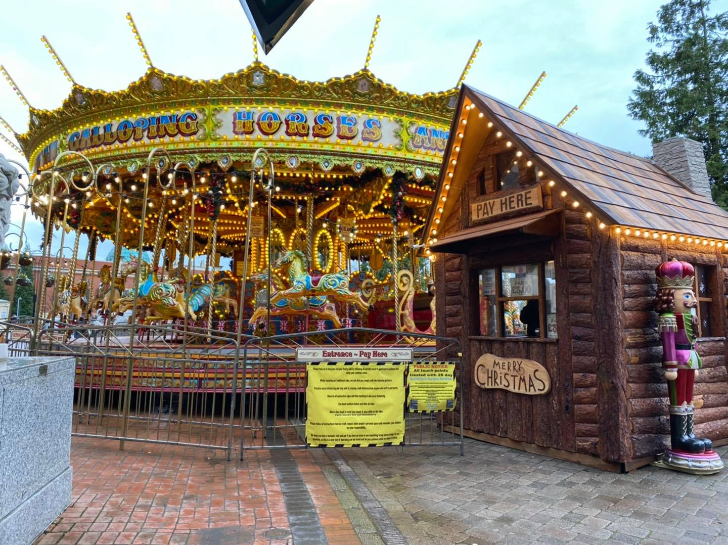 The Christmas Carousel is back at the... - Traditional Rides