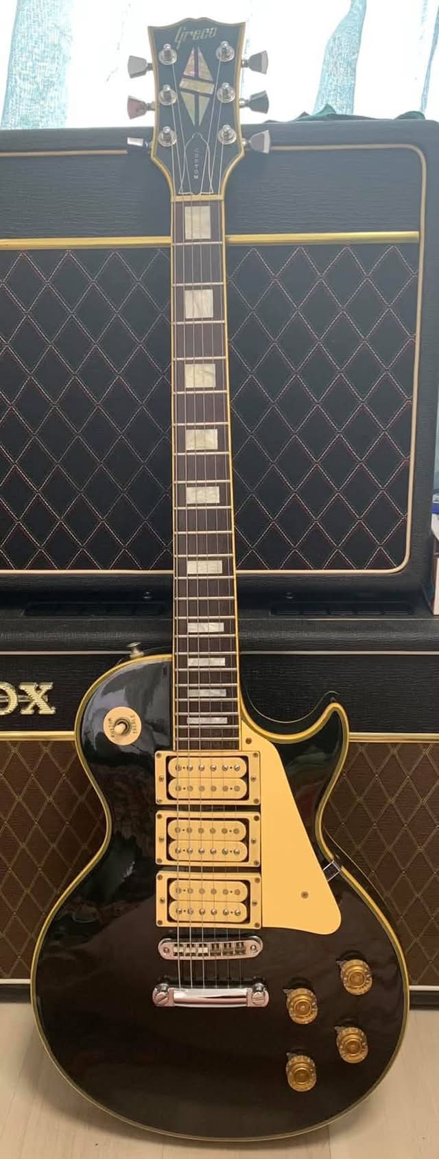 Greco EG-700 ゴールド Greco EG-700 from 1978 and Fernandes RST-50 '57 from 1984