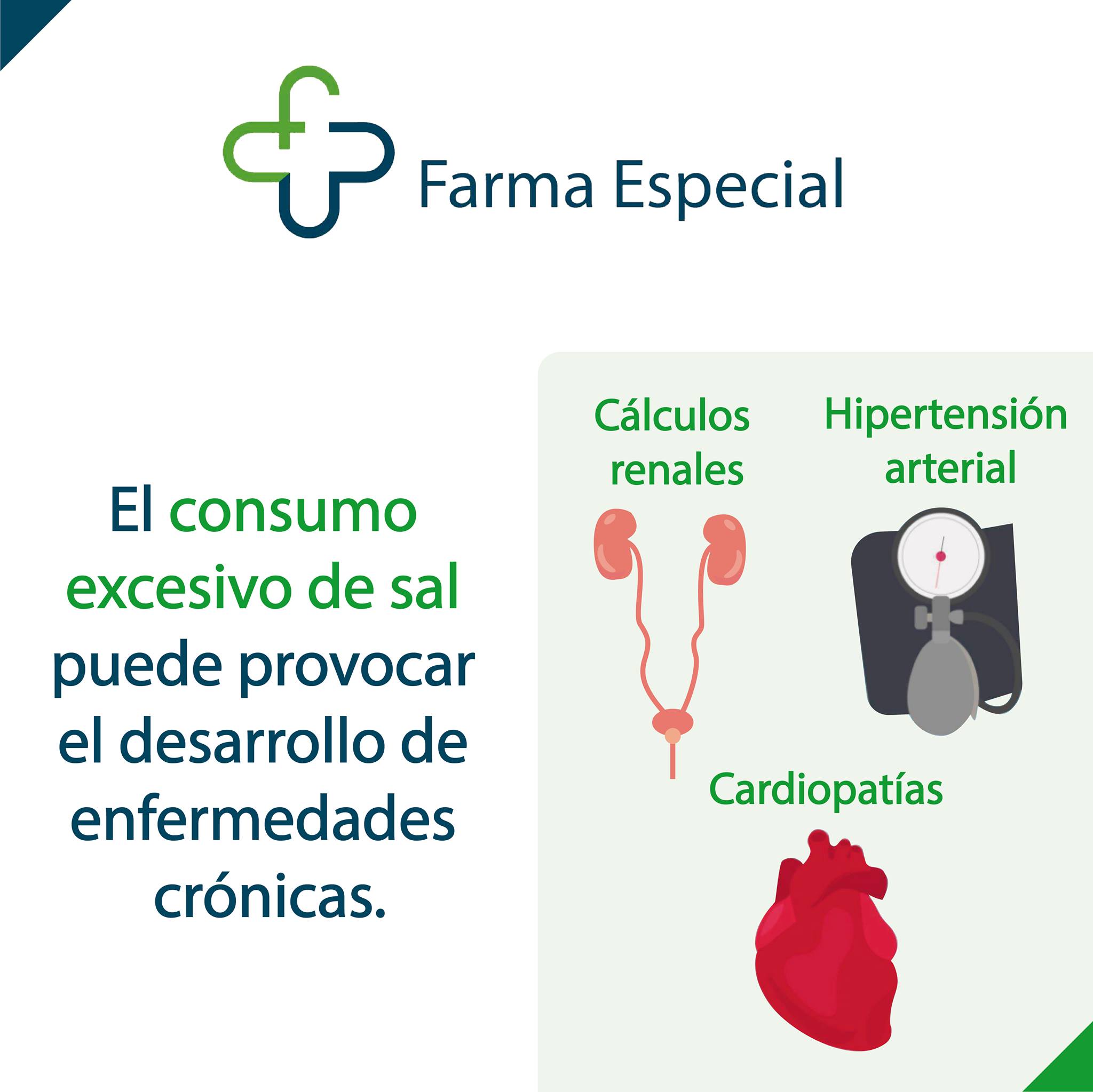 Farma Especial - El consumo de Sodio en exceso genera... | Facebook
