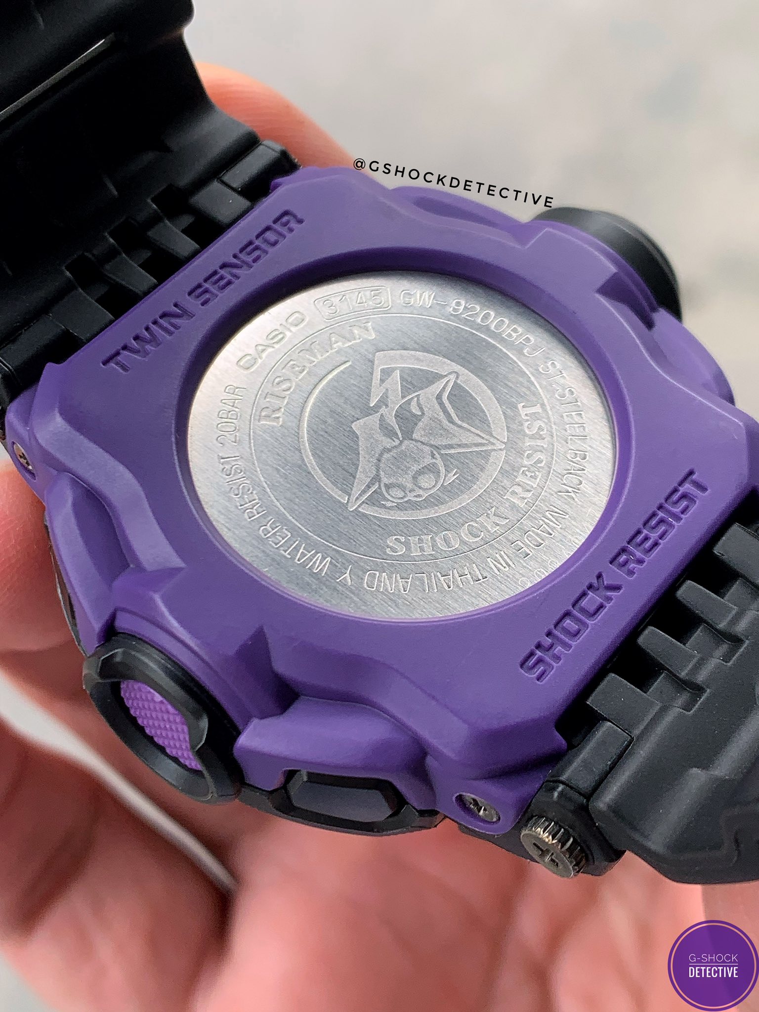 Riseman black purple watch