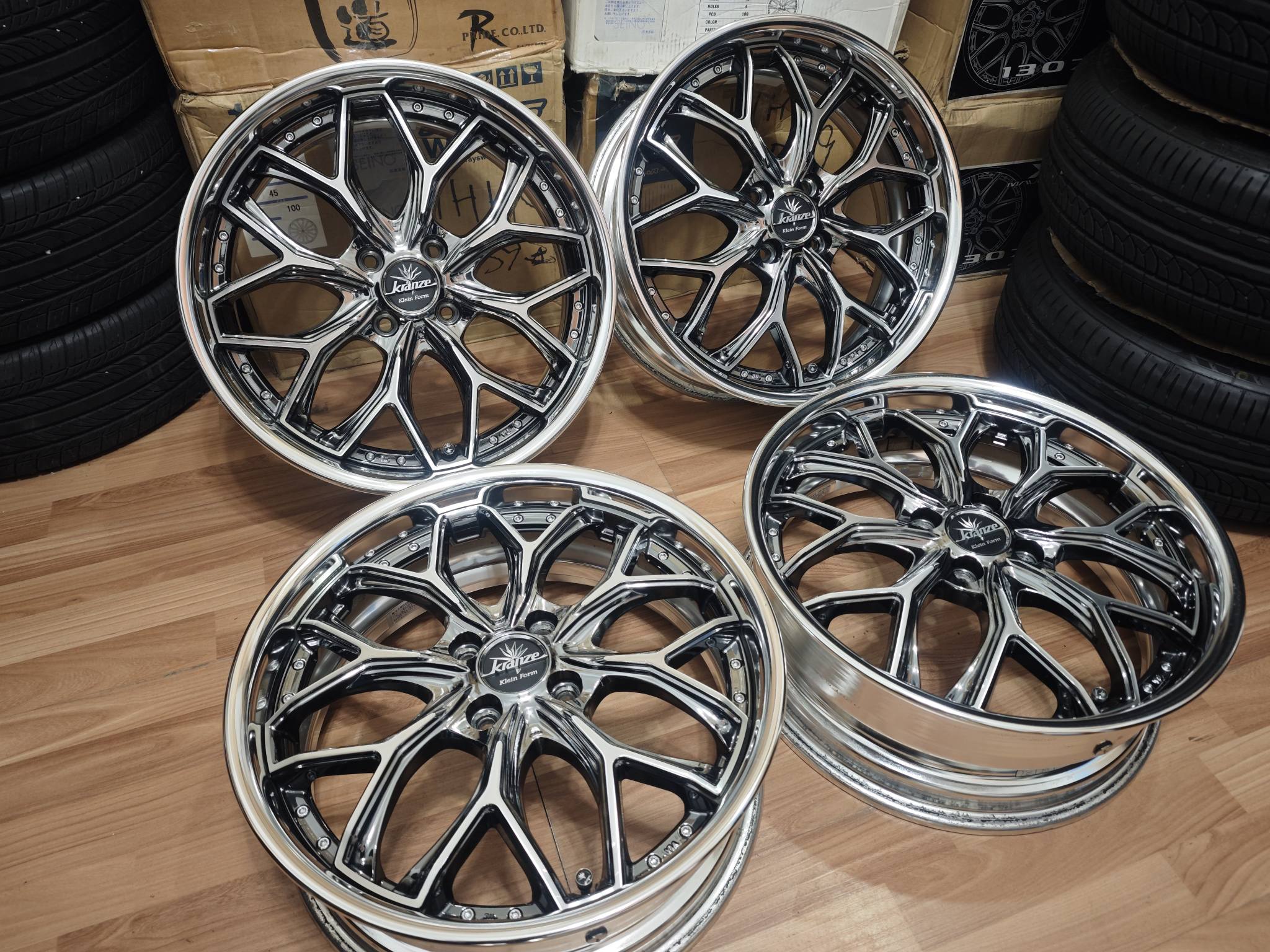 Ready stock now ‼️‼️‼️ Japan Used Wheels Weds Kranze Evita Spec 