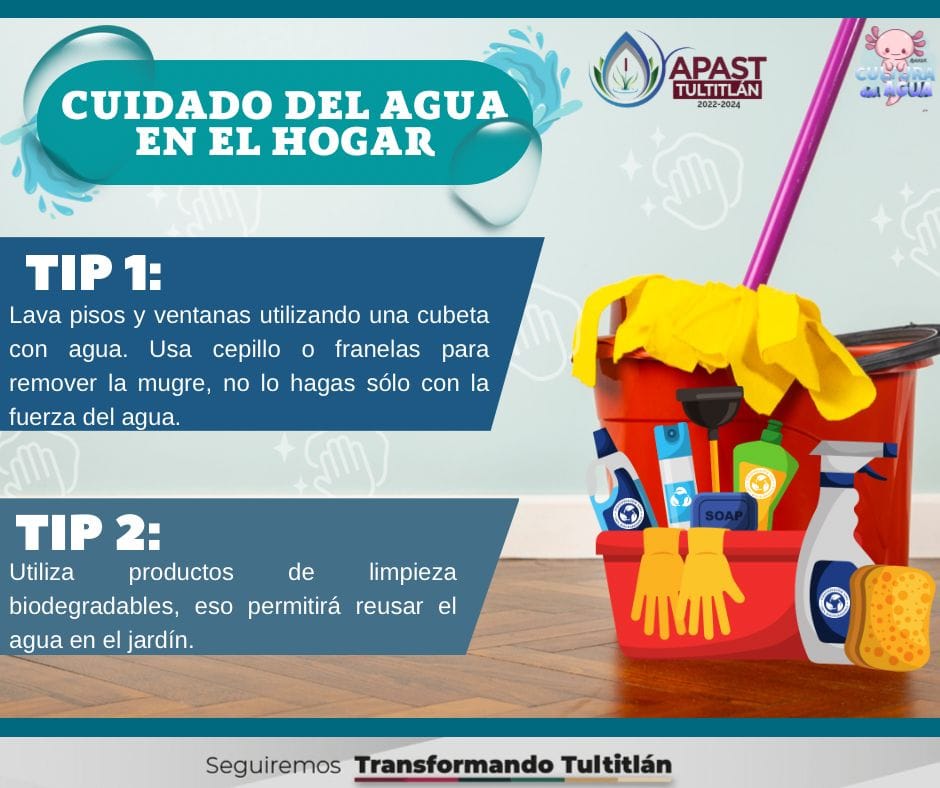 ¿Cómo cuidar el agua a la... - APAST Tultitlán 2025 -2027 | Facebook