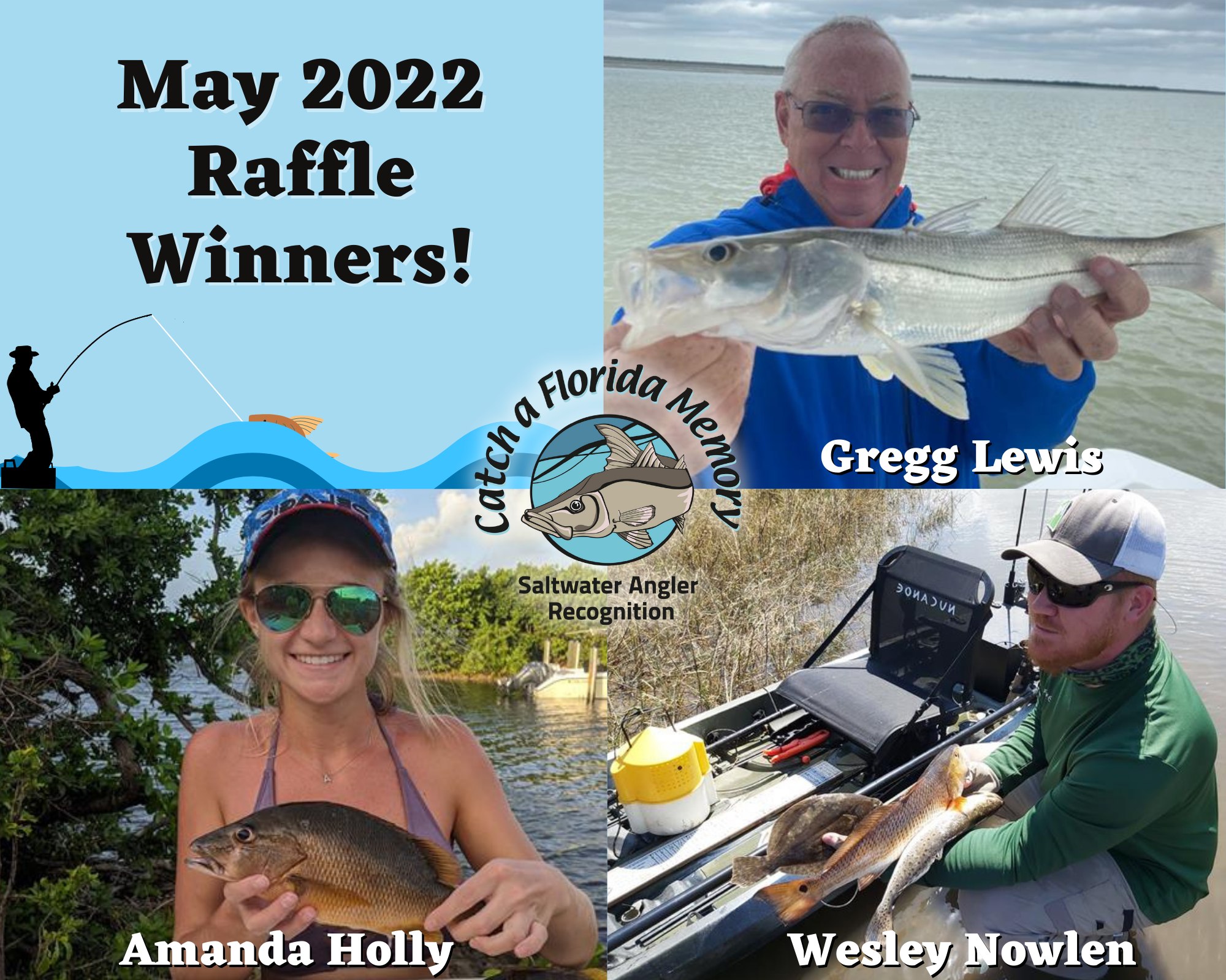 🎟️ Monthly Raffle Winners: These... - Catch a Florida Memory | Facebook