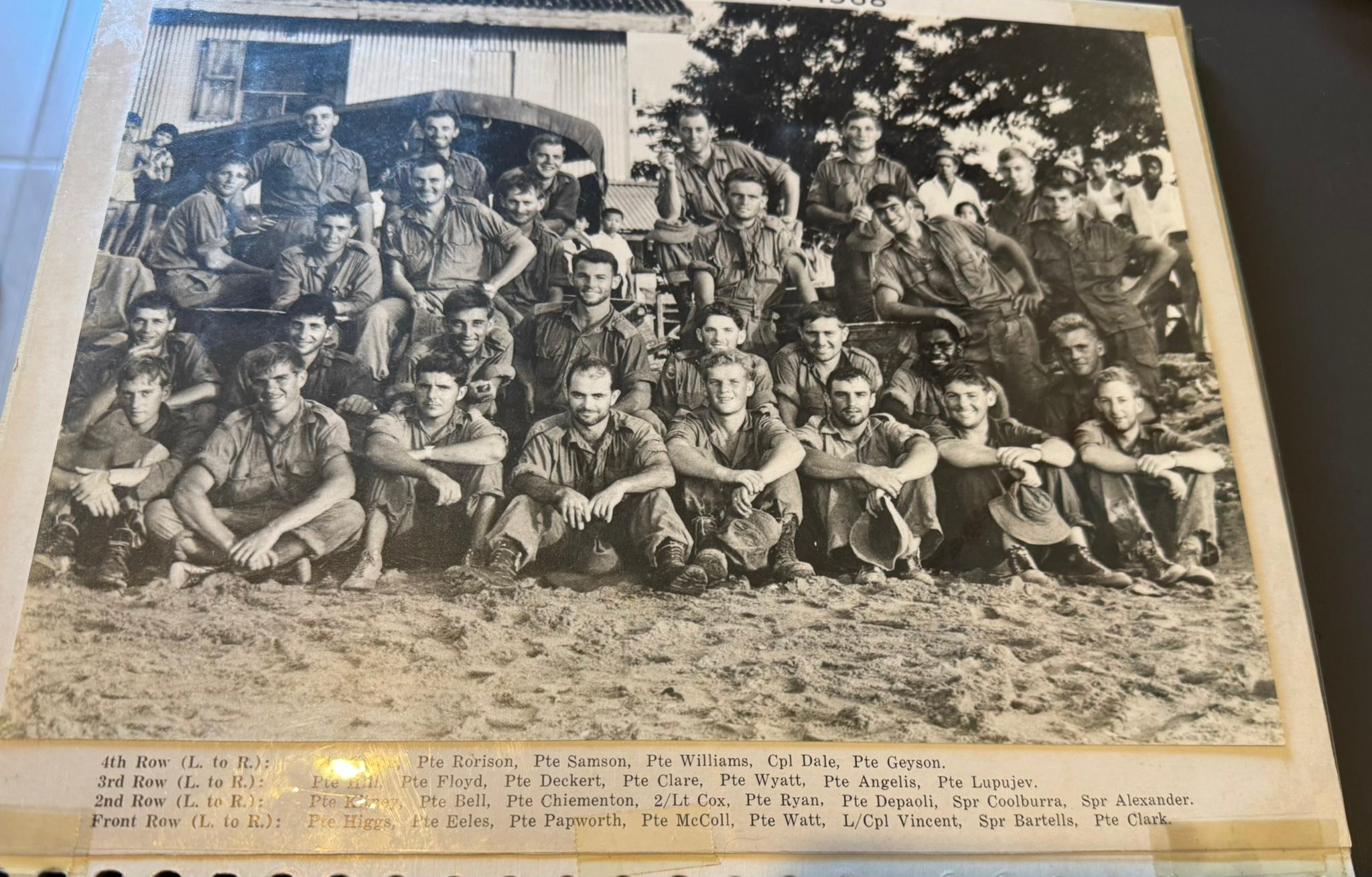 Australian Military History | 1 Platoon A Coy 1 RAR Lasa Malaya 1959 ...
