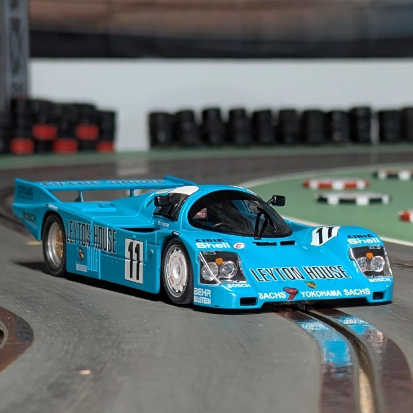 porsche 962C shell - #18 1988 lemans - #17 1987 dunlop supercup