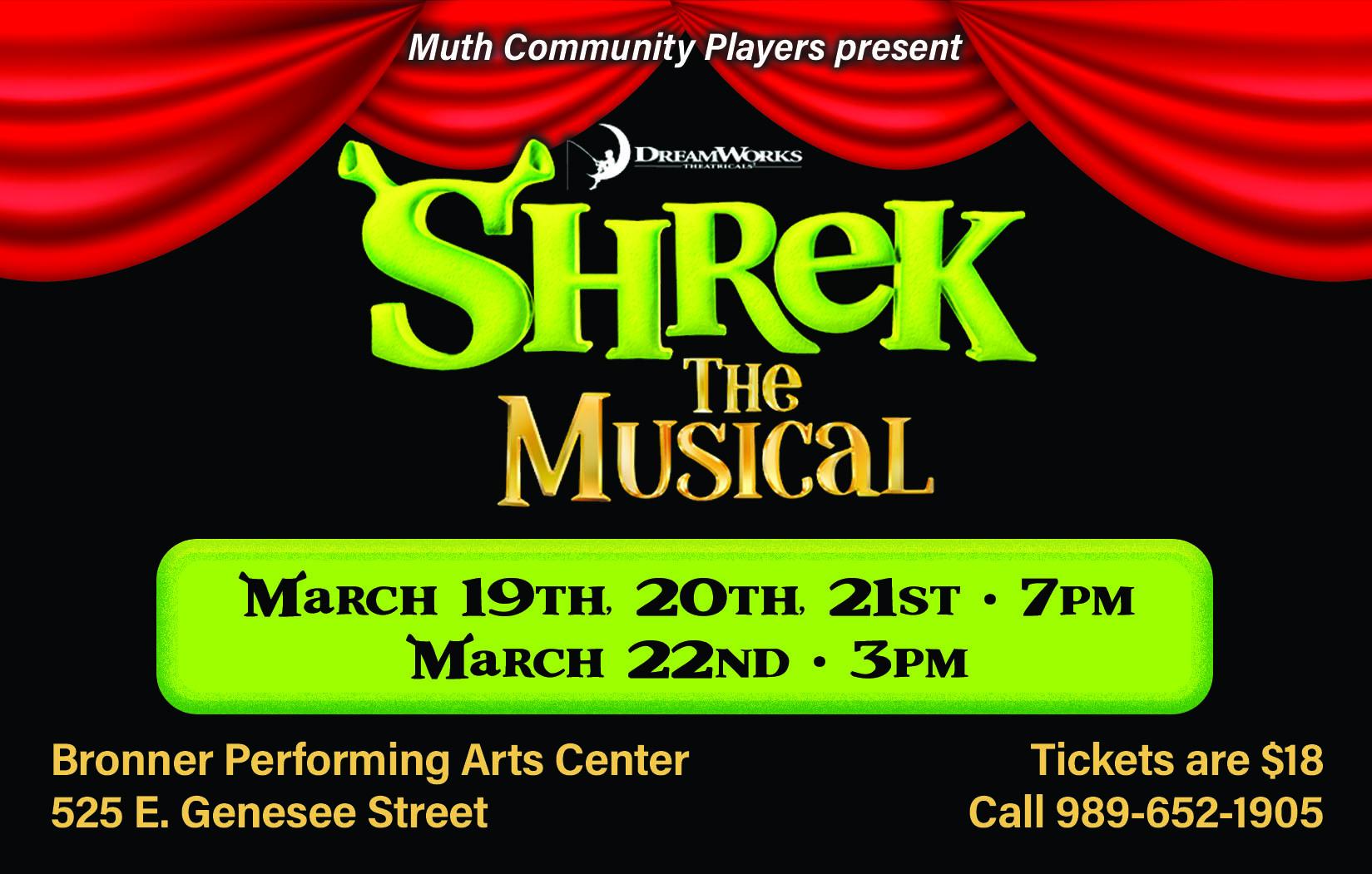 AUDITION NOTICE: Shrek the Musical