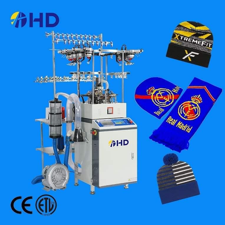 Beanie cap hat scarf knitting machine flat knitting machine | Hefei