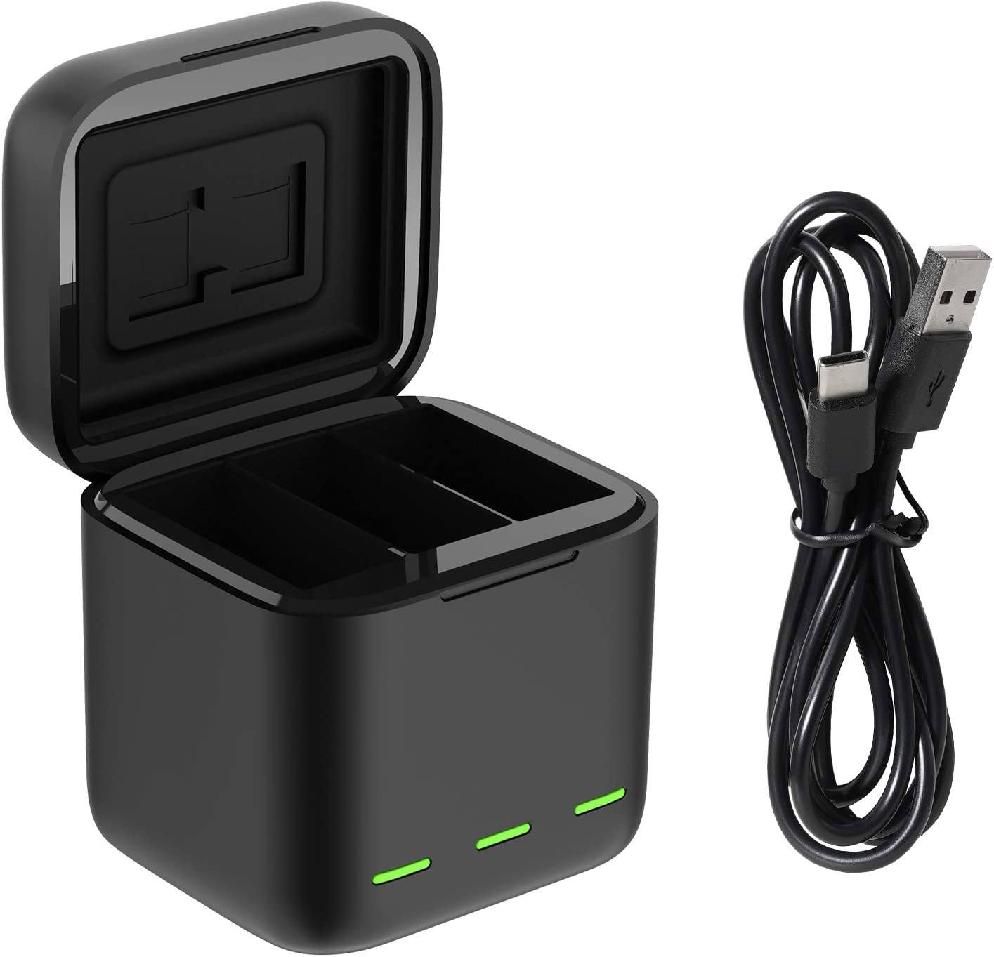 3 Pack Battery Charger Kits Compatible with Gopro Panama