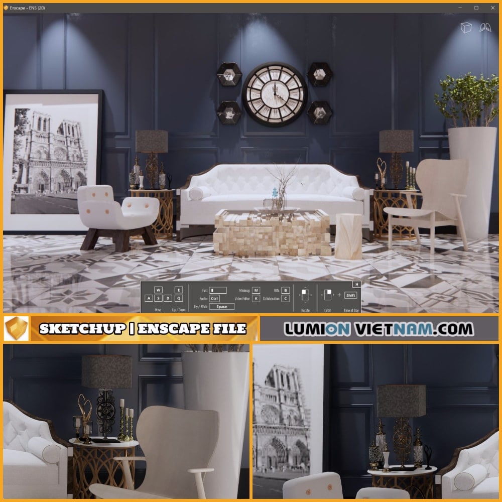 Enscape Vietnam - SKETCHUP | ENSCAPE FILE ️Free Download:... | Facebook