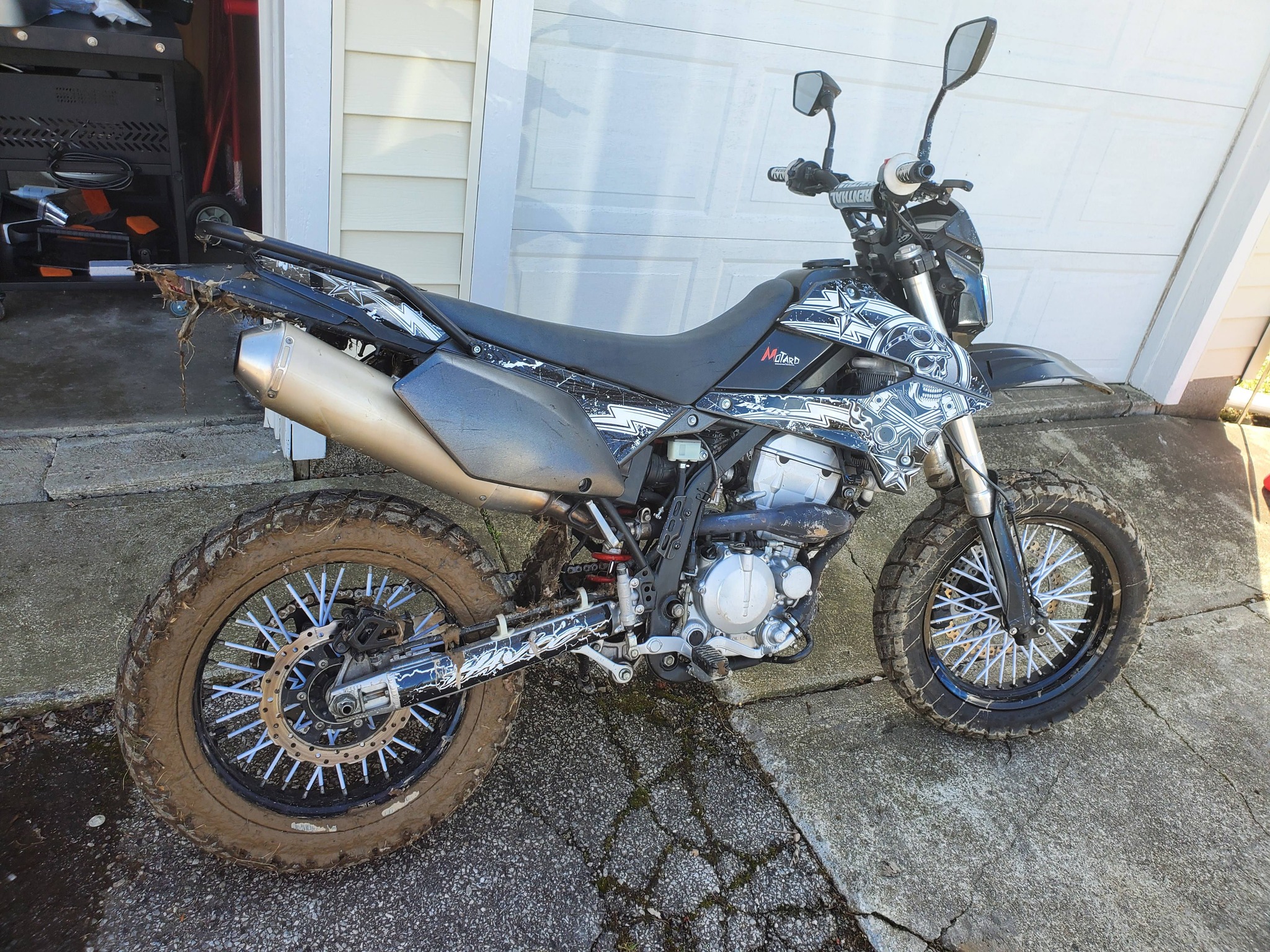 2008 Kawasaki KLX 250 SM for sale in NE Ohio for $3500