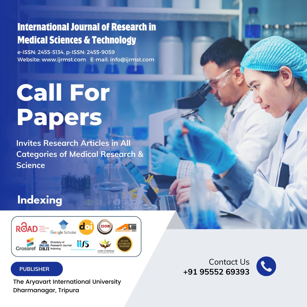 International Journal of Research in Medical Sciences & Technology ...