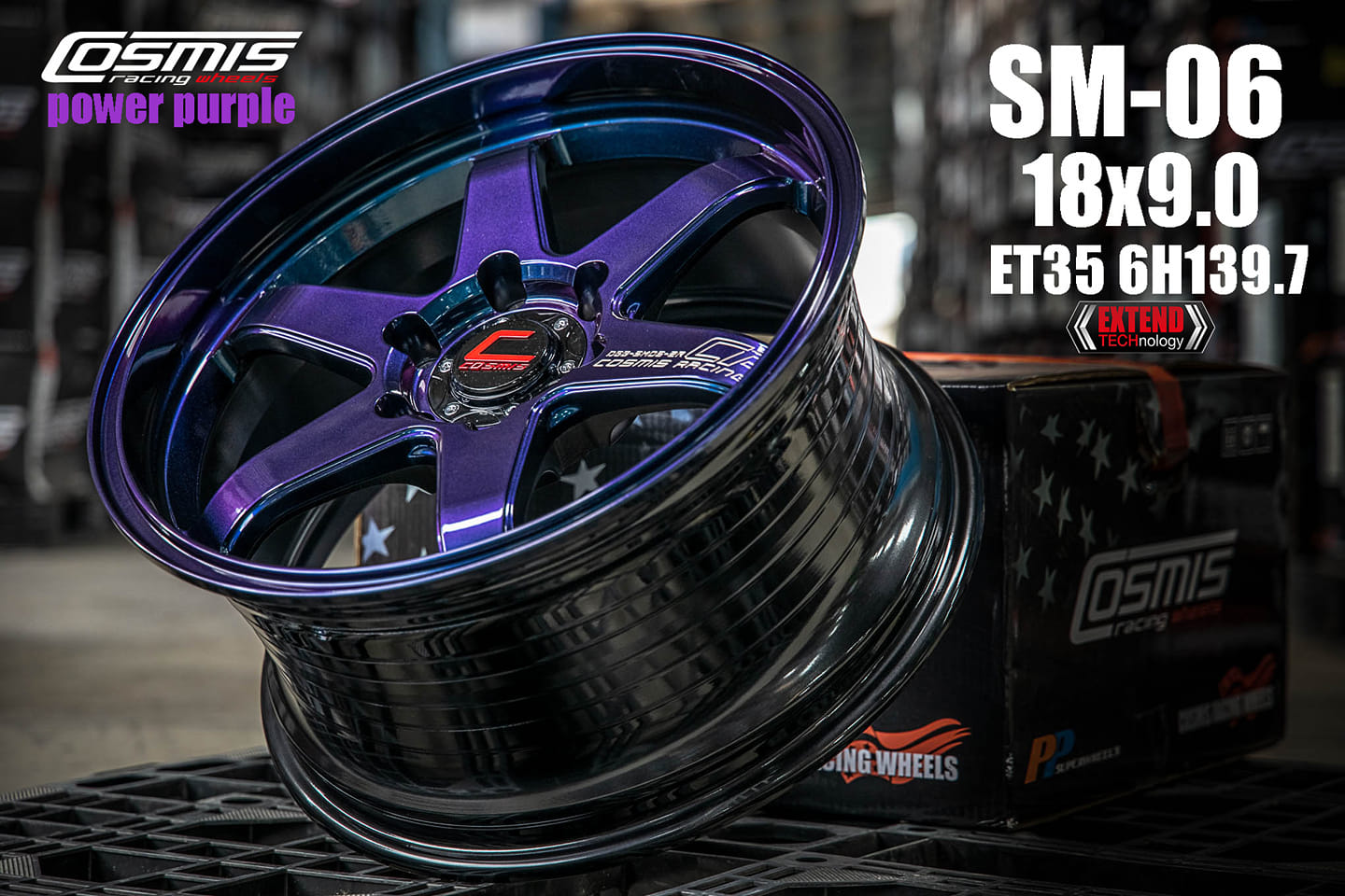 Cosmis Wheel - SM-06 Power Purple สีใหม่ล่าสุด...