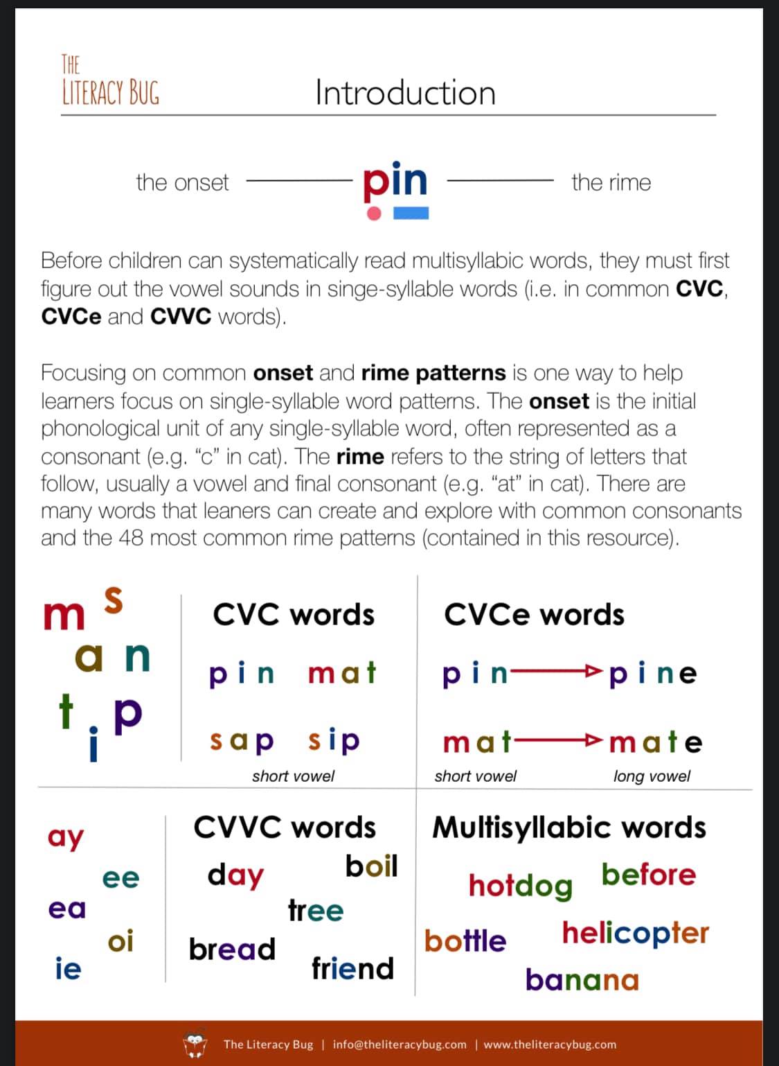 The Literacy Bug Onset and... - Le Chéile Online Learning