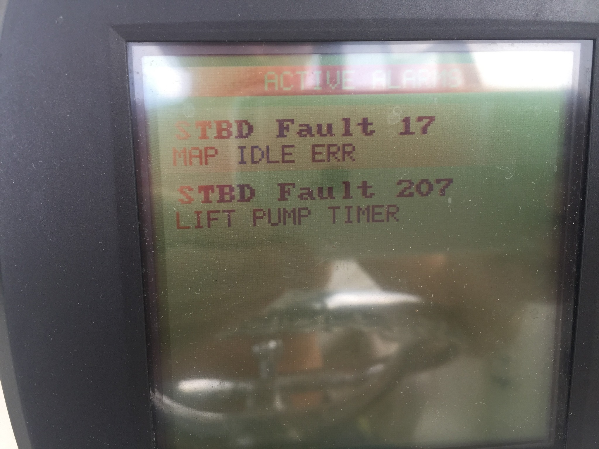 Mercury Verado 250hp stbd fault 17 map idle error