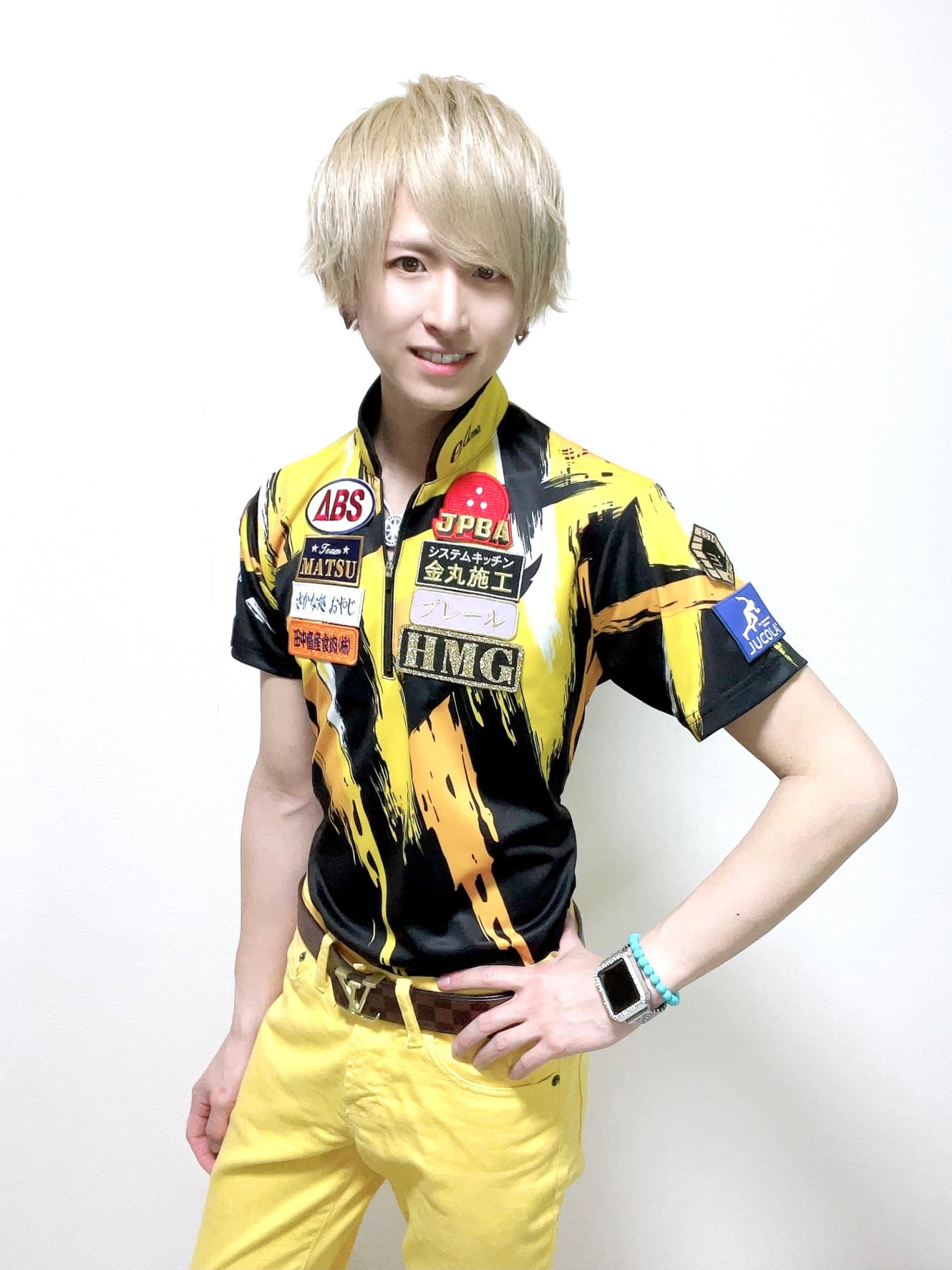 松田力也プロ 東大和グランドボウル所属 KG21-9 & KG21-1 着用サイズSS