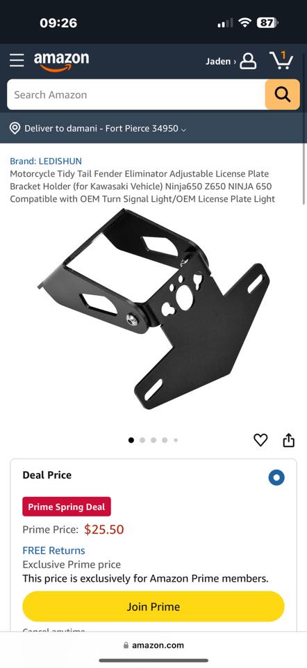 CNC Racing Ducati Hypermotard 950 19-20 / 950 SP 19-20 Adjustable License Plate Bracket | CNC_PT151B | Reactive Parts
