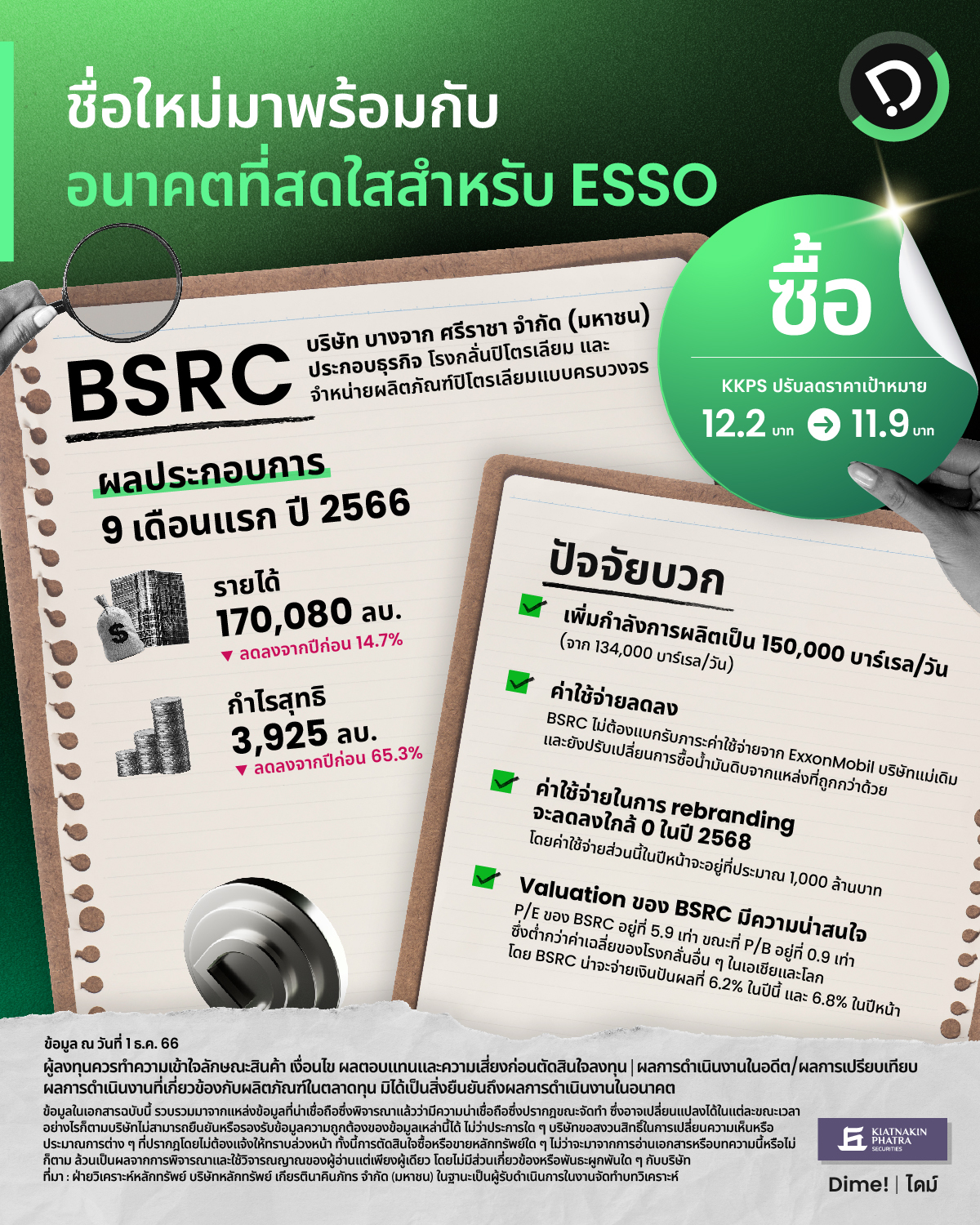 Dime - ชื่อใหม่มาพร้อมอนาคตที่สดใสสำหรับ ESSO BSRC... | Facebook