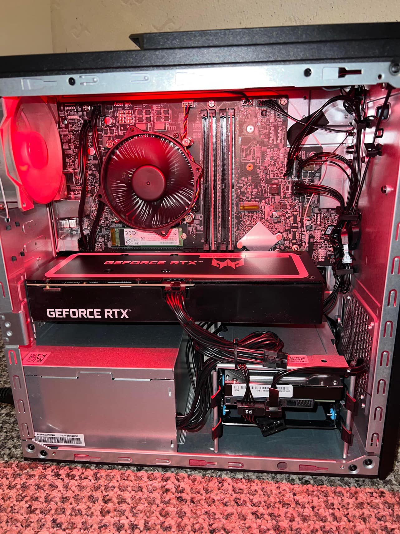 What are compatible upgrades for Intel Core i5-12400F and Nvidia 