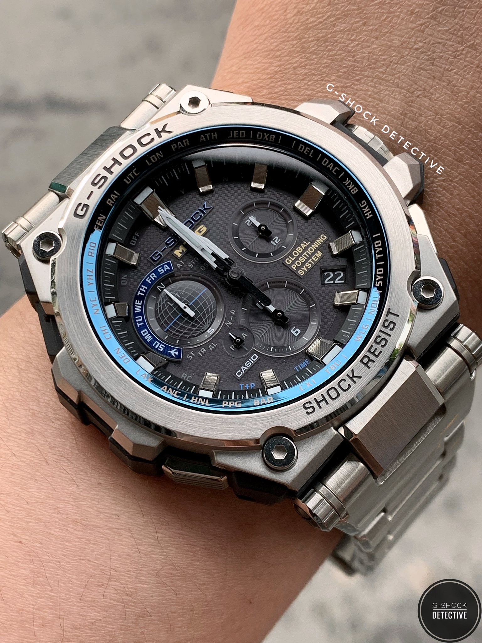 Casio G-Shock MTG-G1000D-1A2 Blue Sapphire watch for sale