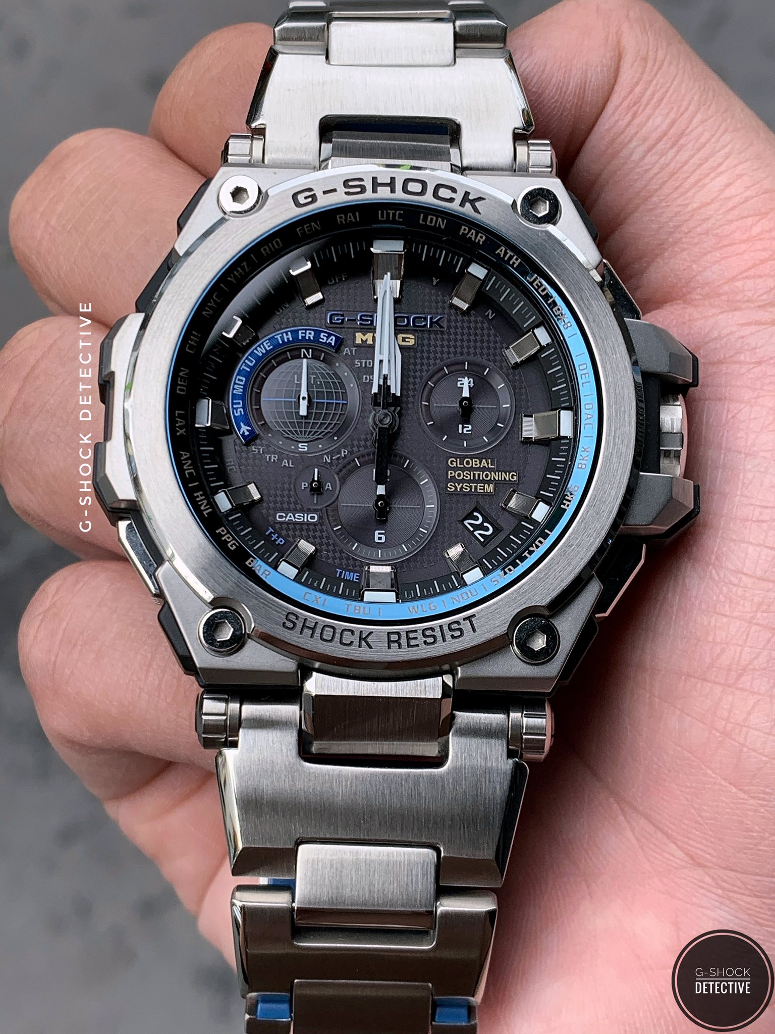 Casio G-Shock MTG-G1000D-1A2 Blue Sapphire watch for sale