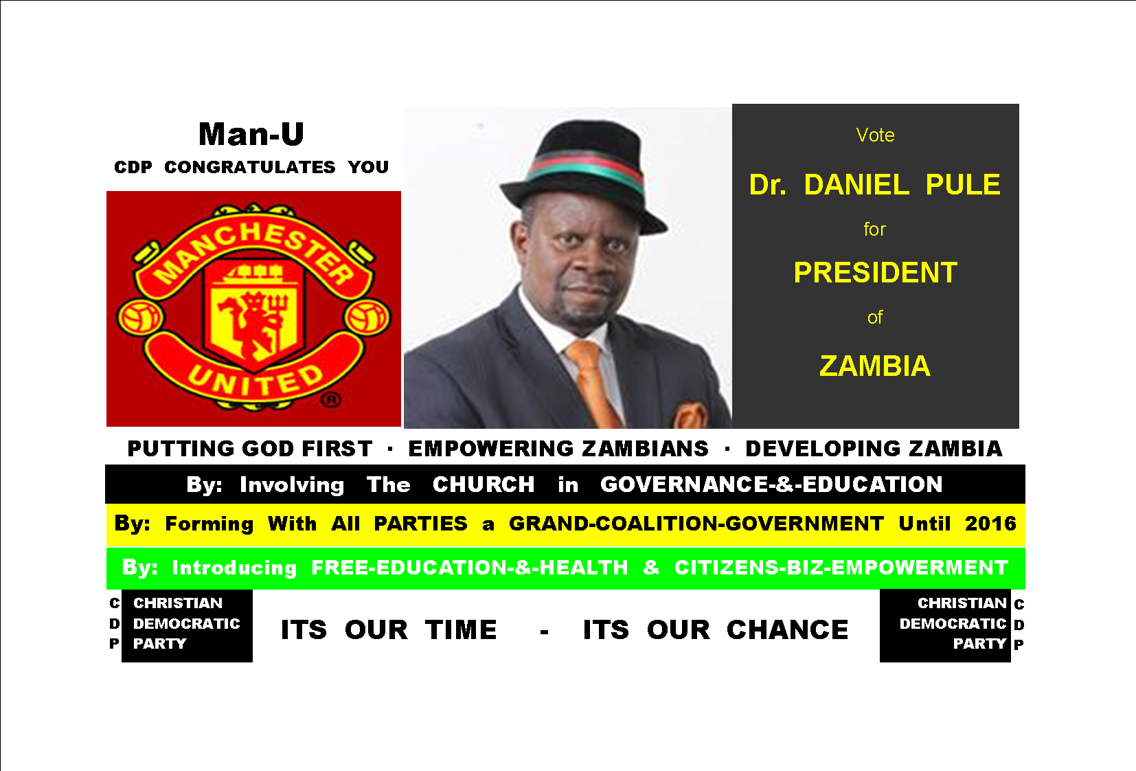 Dr. Daniel Pule - For President of Zambia