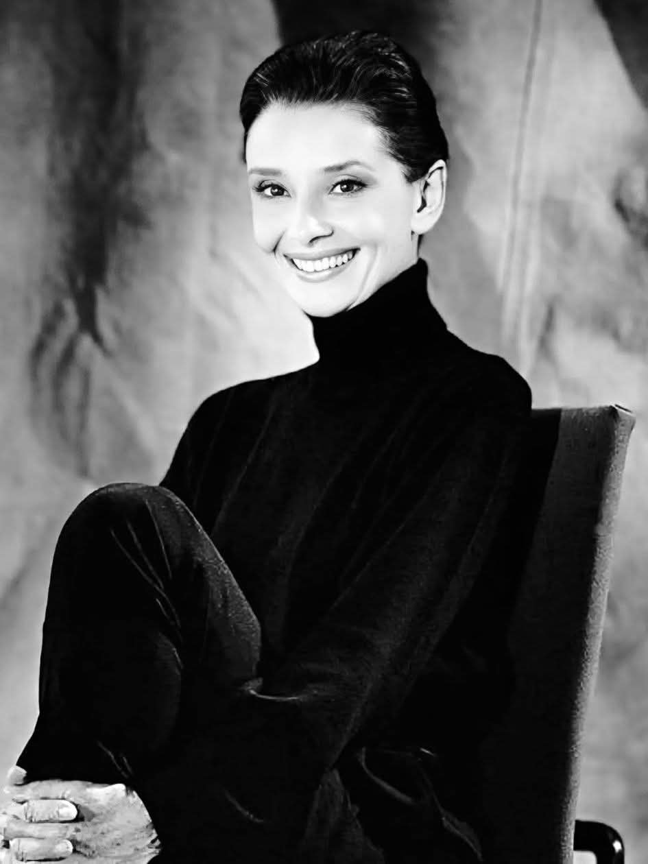 Audrey Hepburn photographed by Henry Clarke for Variee, a Japanese