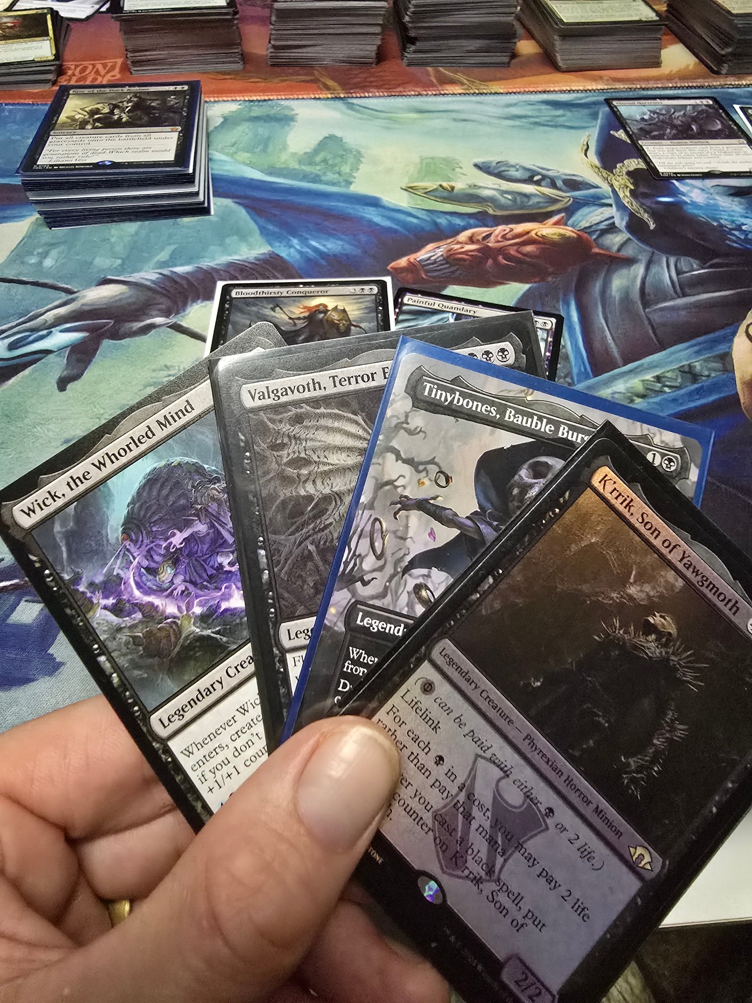 mtg k'rrik commander deck Magic: the Gathering - K'rrik, Son of Yawgmoth - K'rrik, Figlio di Yawgmoth though some foils may be included K'rrrik deck build feedback wanted