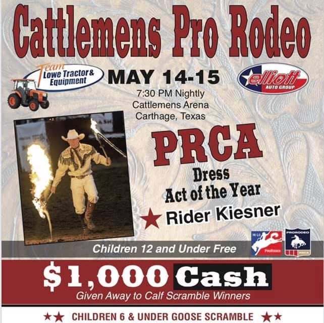 Panola County Cattlemen's Pro Rodeo | Carthage TX