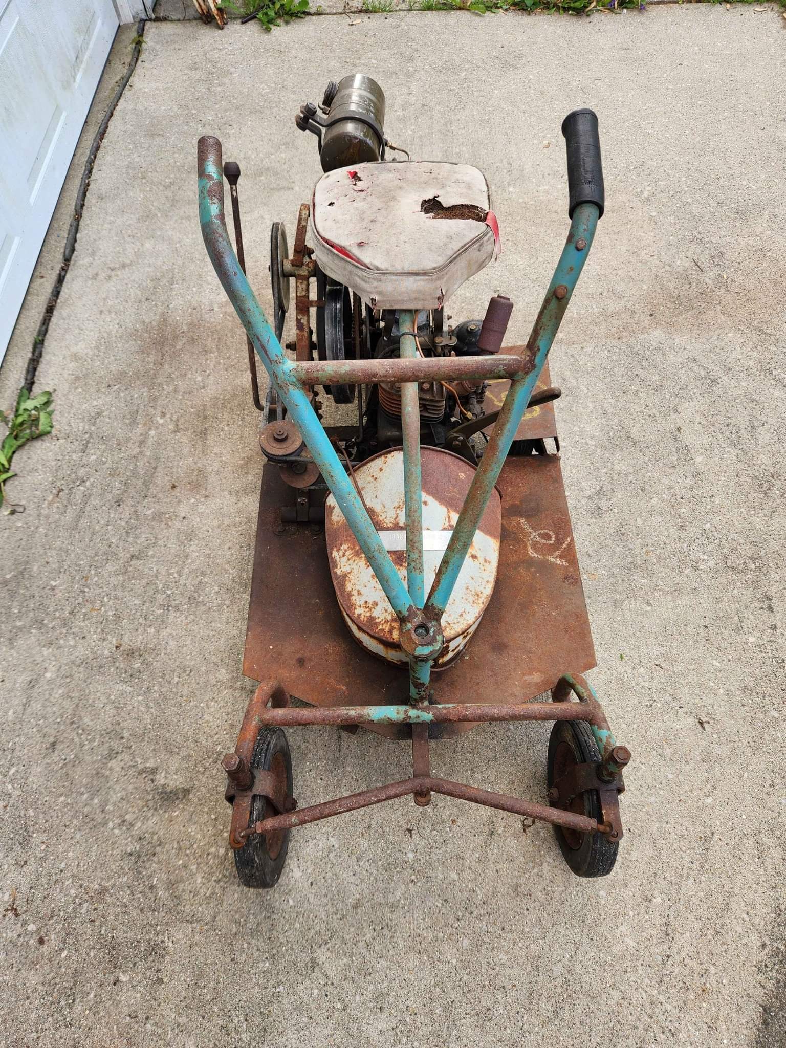 Fairbanks Morse Co 1940's-50's riding mower Root Manufacturing Co INC ...